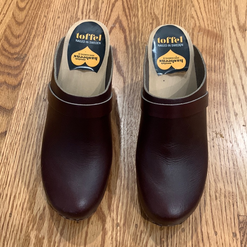 Swedish Hasbeens hardly worn clog